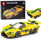 Konstruktorius sportinis automobilis P1 GTR GELTONAS-ŽALIAS 368-dalių ZA5781