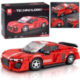 Konstruktorius automobilis RED sportinio kupė stiliaus, 373 detalių ZA5782