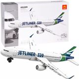 Statybiniai blokai Jetliner 320 keleivinis modelio lėktuvas 133 dalys ZA5678