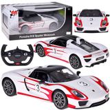 Rastar nuotoliniu būdu valdomas automobilis Porsche 918 Spyder 1:14 nuotolinio valdymo pultas su šviesomis RC0711