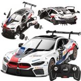 Rastar BMW M8 GTE 1:18 modelis surinkimui – nuotoliniu būdu valdomas automobilis RC0708