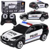 BMW X6 sportinis policijos automobilis su nuotolinio valdymo pulteliu RC0660 CY