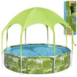 Karkasinis baseinas Bestway Splash In Shade 56432, 244 x 51 cm, žalias