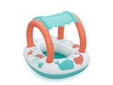 Pripučiama vaikų valtis Bestway Life Water Pontoon 34203, 84 x 67 cm, su nuimamu stogu