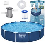 Karkasinis baseinas Bestway Steel Pro Frame Pool 56681, 366 x 76 cm, su filtru