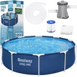 Karkasinis baseinas Bestway Steel Pro 56679, 305 x 76 cm, mėlynas