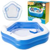 Pripučiamas baseinas Bestway Family Fun 54153, 213x206x69 cm