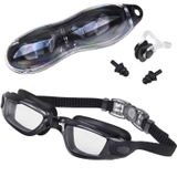 Plaukimo akiniai SP0792 CY UV Anti-Fog su ausų ir nosies kištukais