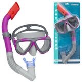 Nardymo kaukė su vamzdeliu Bestway 24029, rožinė, 14+