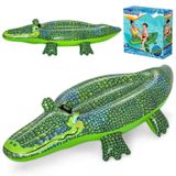 Pripučiamas plaustas Bestway Buddy Croc, 152 x 71 cm, žalias
