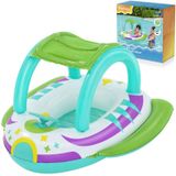 Pripučiamas plaustas Bestway Space Splash, 107 x 112 cm, žalias