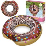 Bestway Didelis pripučiamas plaukimo žiedas Brown DONUT 107cm 36118