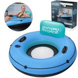 Pripučiamas plaukimo ratas Bestway Hydro-Force Whitecap Rider 43108, mėlynas, 119 cm