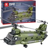Reobrix licencijuoti statybiniai blokai CH-47 Chinook sraigtasparnis 1458 vnt. ZA5802