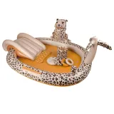 „Swim Essentials“ smėlio spalvos leopardo rašto nuotykių baseinas, 210 cm