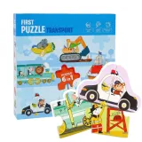 EDUkid Pirmoji dėlionė Transportas 6in1