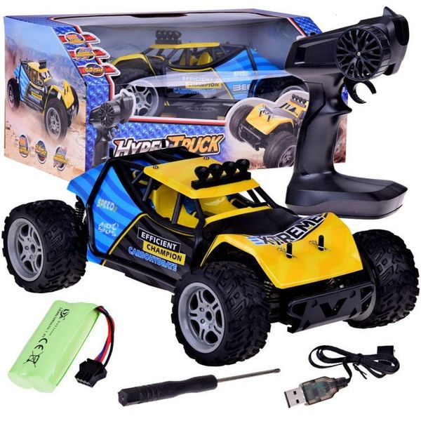 Nuotoliniu būdu valdomas automobilio rinkinys HYPER TRUCK OFF-ROAD su nuotolinio valdymo pulteliu RC0641 ZO