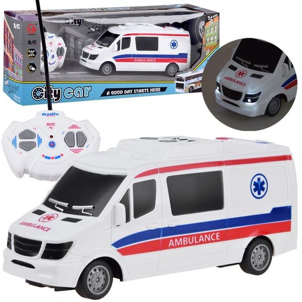 nuotoliniu būdu valdomas greitosios pagalbos automobilis RC0607