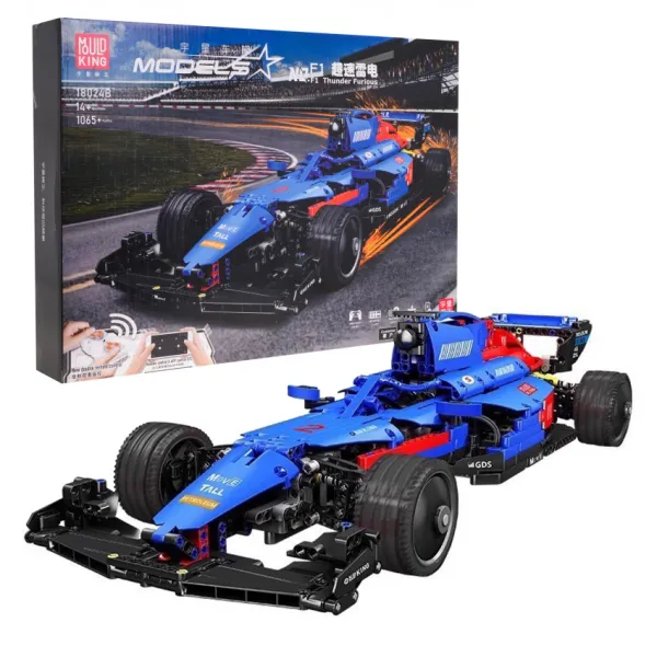 RC valdomas Konstruktorius F1 Blue (1065d.) Mould King