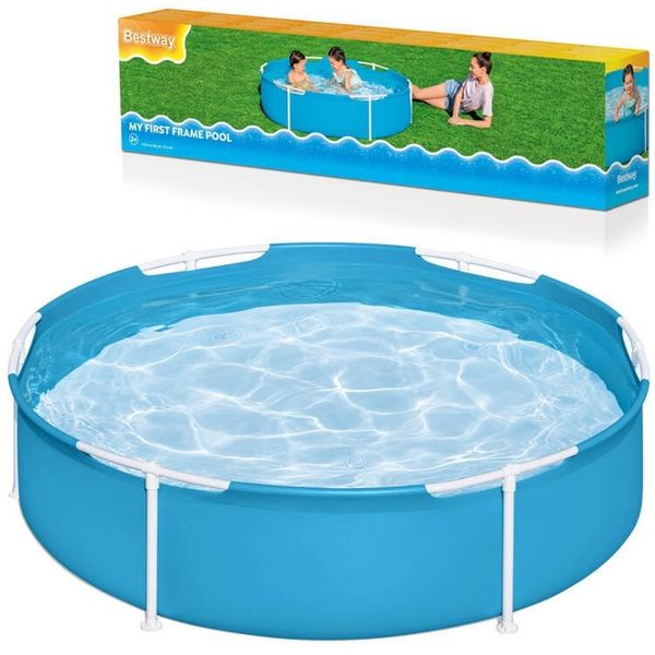 Karkasinis baseinas Bestway My First Frame Pool 56283, 152 x 38 cm, 580 L, mėlynas