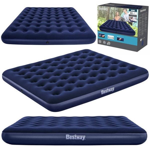 Pripučiamas čiužinys Bestway King 67004, 203x183x22 cm