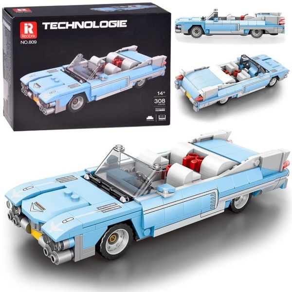 Techninės kaladėlės BLUE CONVERTIBLE klasikinis amerikietiškas 308 dalių ZA5791